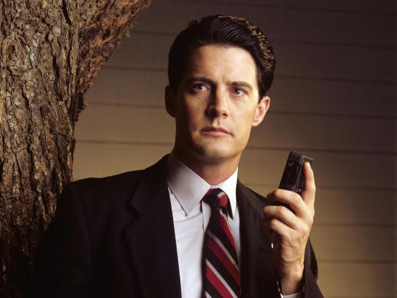 Kyle MacLachlan played the show’s lead, the well-spoken FBI agent Dale Cooper (ABC)