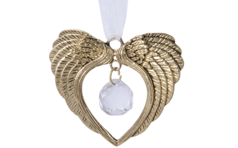 Kaemingk Angel Wings Bauble - Credit: Trouva