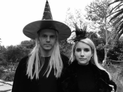 <p>The actress and her boyfriend, Evan Peters, did the couple costume thing. “Happy Halloween from one wetch to another,” she wrote. We love that he copied her locks. (Photo: <a rel="nofollow noopener" href="https://www.instagram.com/p/Ba7vNQVF3yh/?hl=en&taken-by=emmaroberts" target="_blank" data-ylk="slk:Emma Roberts via Instagram;elm:context_link;itc:0;sec:content-canvas" class="link ">Emma Roberts via Instagram</a>) </p>