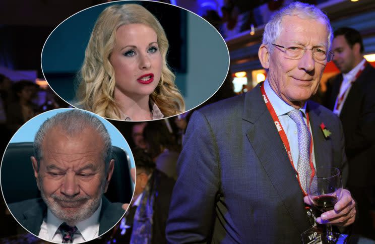 Nick Hewer, Sir Alan Sugar and Selina Waterman-Smith composite (Photos: WENN)