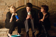 Erin Wilhelm, Logan Lerman and Mae Whitman in Summit Entertainment's "The Perks of Being a Wallflower" - 2012