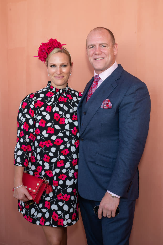 Zara and Mike Tindall attend the Moet Marquee Magic Millions Raceday at the Gold Coast, Australia in January 2019 [Photo: Getty]  