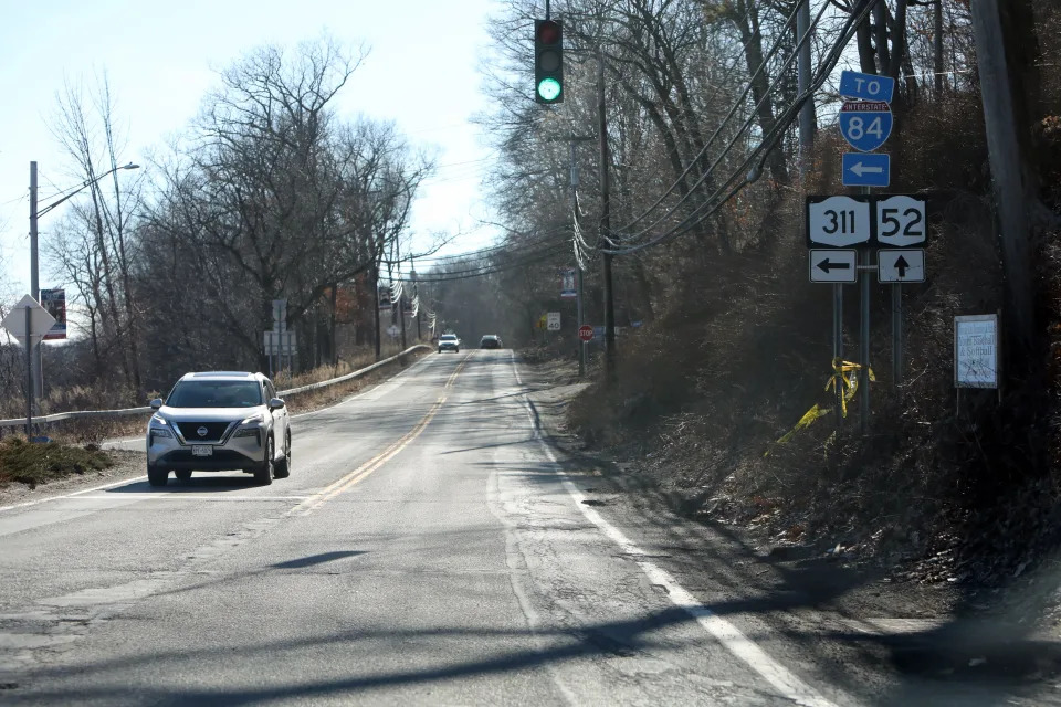 Vehicles drive on Route 52 Feb. 10, 2023 in Kent. The town received $3.6 million from the state to resurface Route 52 from Route 311 to Fowler Avenue.