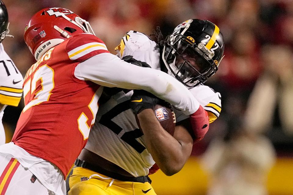 The Kansas City Chiefs are a big favorite over the Pittsburgh Steelers in wild-card weekend of the NFL playoffs.