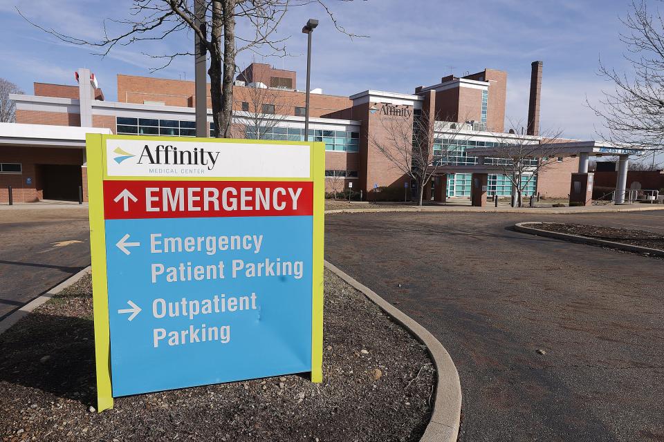 The former Affinity Medical Center building in northeast Massillon remains unoccupied after slightly more than a year after MediShield Solutions purchased the site. Some area residents are frustrated by the lack of action.