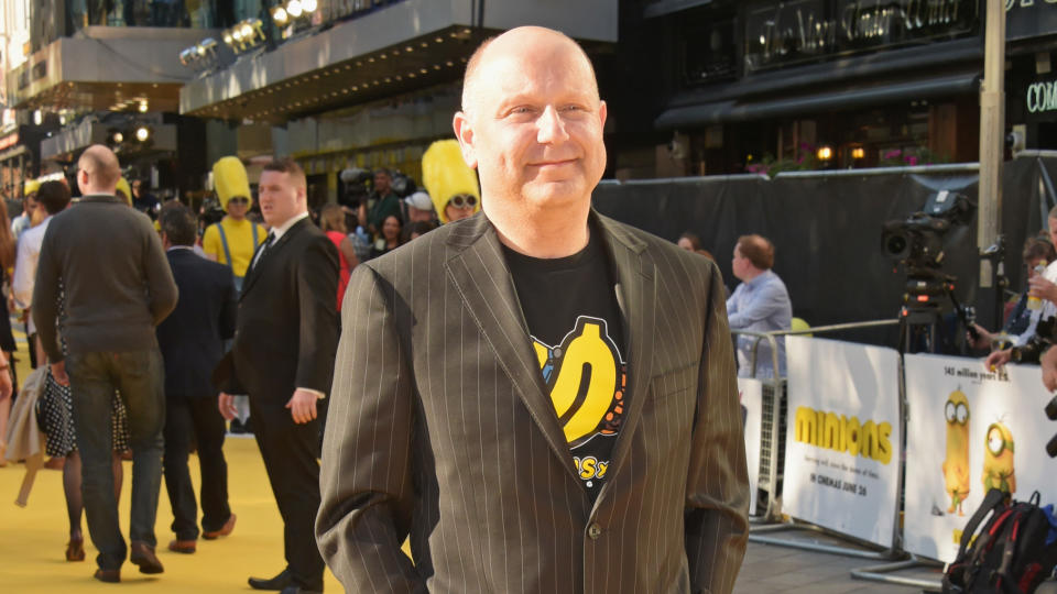 Chris Meledandri attends the premiere of "Minions" at Odeon Leicester Square on June 11, 2015. (Photo by David M. Benett/WireImage) 