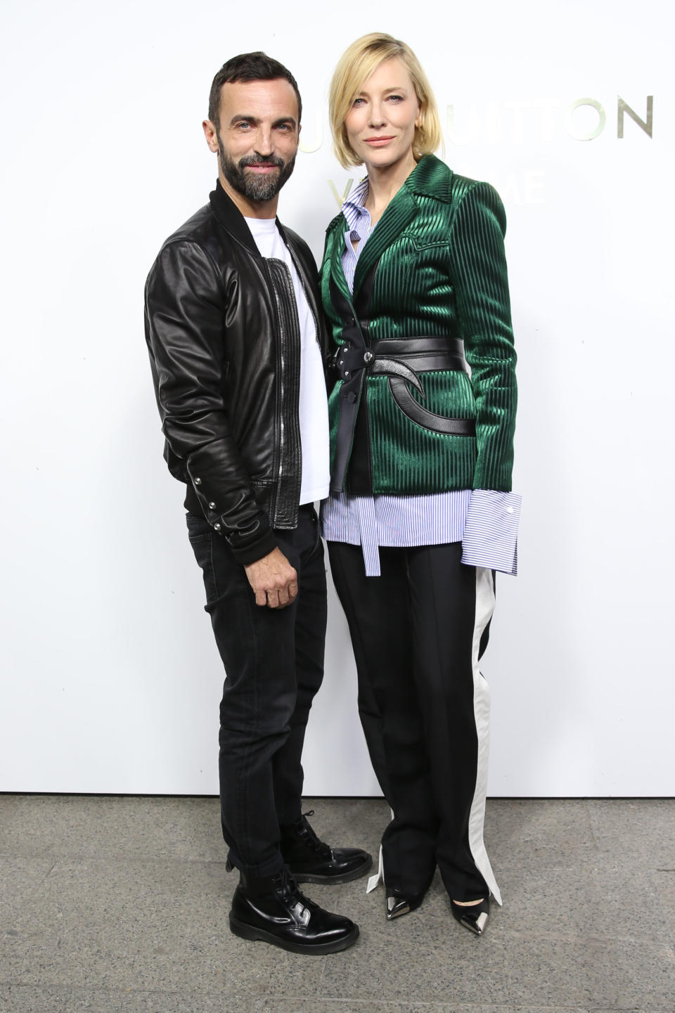 <p>Nicolas Ghesquière and Cate Blanchett attends the Louis Vuitton Maison Vendôme opening cocktail party during Paris Fashion Week.</p>