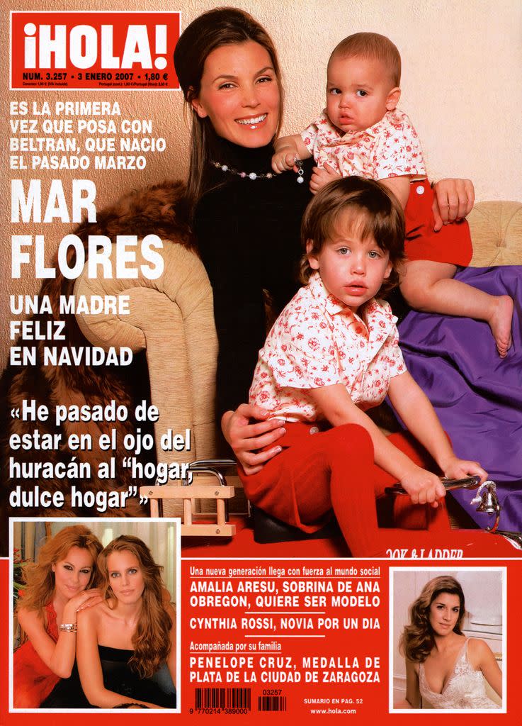 Mar Flores en la portada de ¡HOLA!