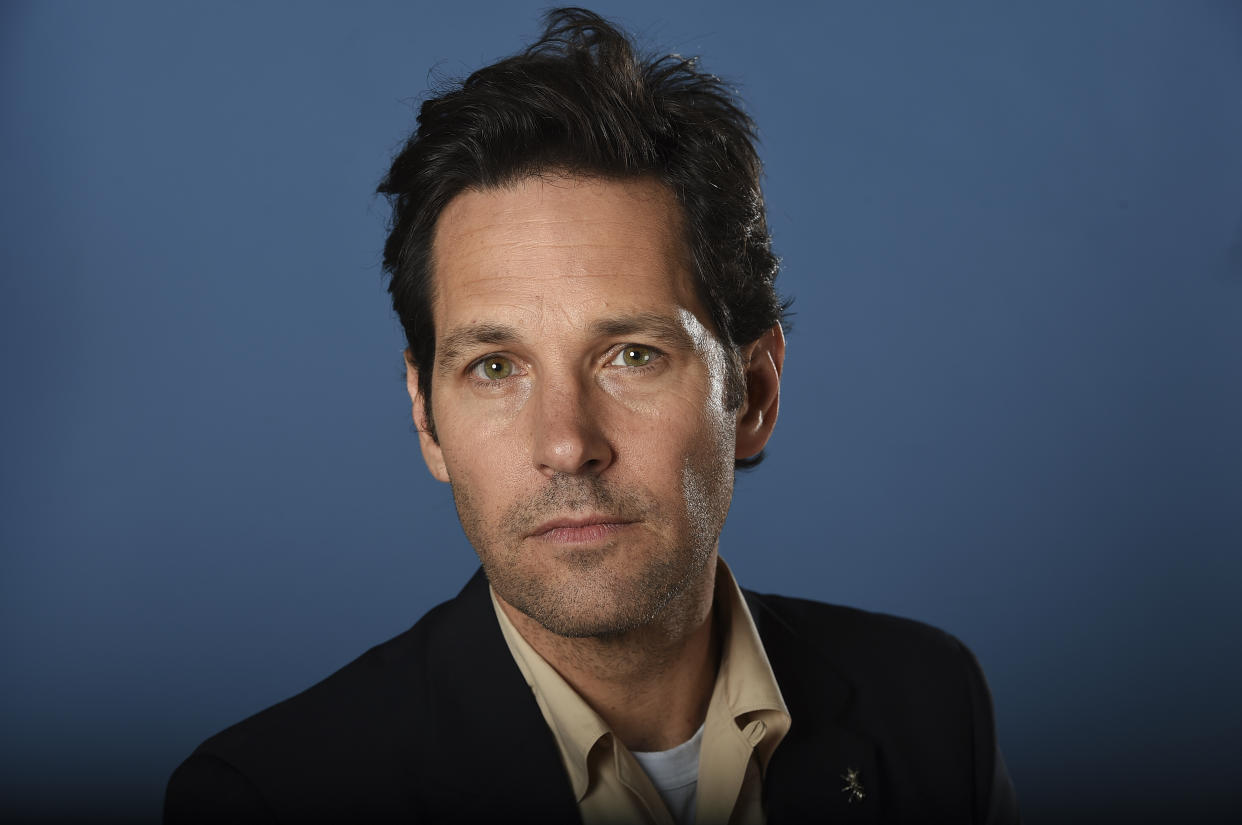 Actor Paul Rudd poses for a portrait during press day for "Ant-Man and The Wasp" at The Langham Huntington on Sunday, June 24, 2018, in Pasadena, Calif. Rudd has been crowned as 2021’s Sexiest Man Alive by People magazine. Rudd, known for his starring roles in Marvel’s “Ant-Man” films, “This is 40” and the cult classic “Clueless,” was revealed as this year’s winner Tuesday night, Nov. 9, 2021, on CBS’ "The Late Show with Stephen Colbert.”  (Photo by Joran Strauss/Invision/AP, File)