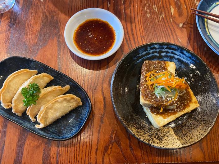 If the gyozas and tofu at Itadakizen are anything to go by, the rest of the menu is probably excellent (Maya Oppenheim)