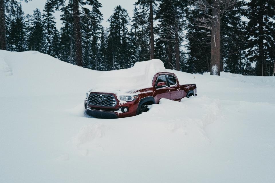 California’s Mammoth mountain Ski Area recorded several inches of snow over the past five days (AP)