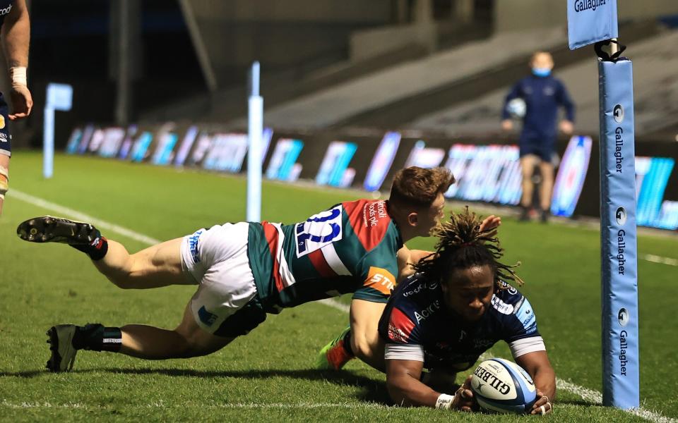 Marland Yarde impressed in front of England coach Eddie Jones  - GETTY IMAGES