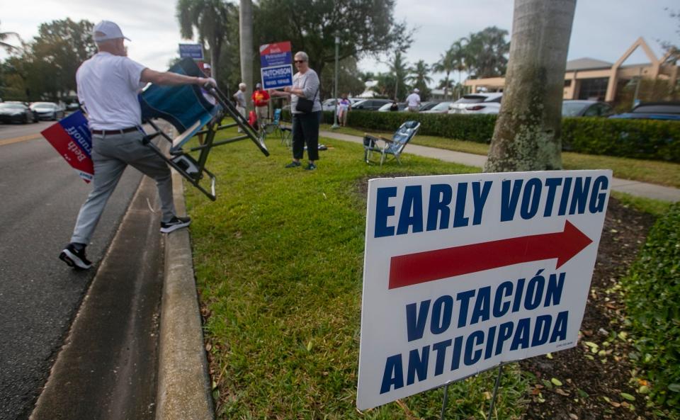 Early voting for the city of Naples began at 10 am, Wednesday, January 26, 2022 at Norris Community Center in downtown Naples. 