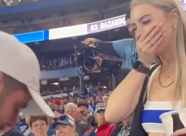 Did a Fenway marriage proposal go horribly awry Sunday night