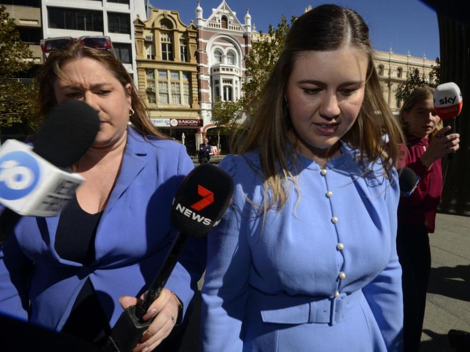 Senator Reynolds is suing Ms Higgins (pictured) and Mr Sharaz for defamation over a series of social media posts they published in 2022 and 2023. Picture: NCA NewsWire / Sharon Smith