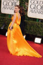 War in ihrem orangenen Walle-Kleid nicht zu übersehen: Alyssa Milano.