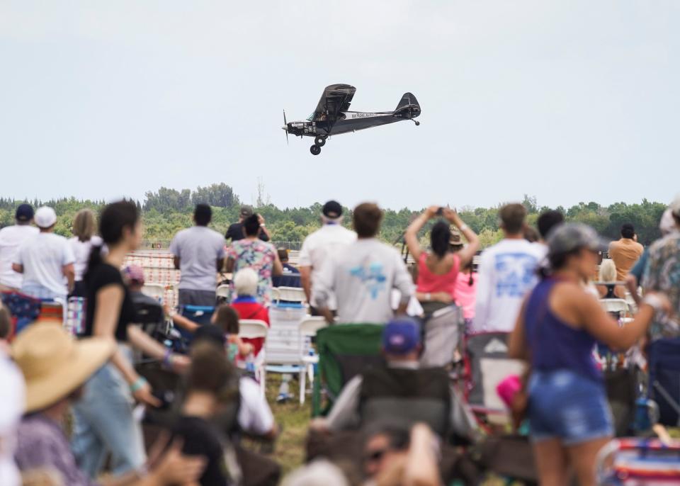 Thousands of people attend the Vero Beach Air Show on Saturday, April 30, 2022, at the Vero Beach Regional Airport.