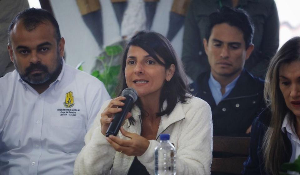 Ministra de Minas y Energía de Colombia, Irene Vélez, sobre el transporte de gas natural. Imagen: Twitter Irene Vélez