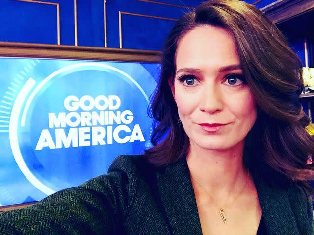 <p>Kate Shaw Instagram</p> Kate Shaw on 'Good Morning America.'