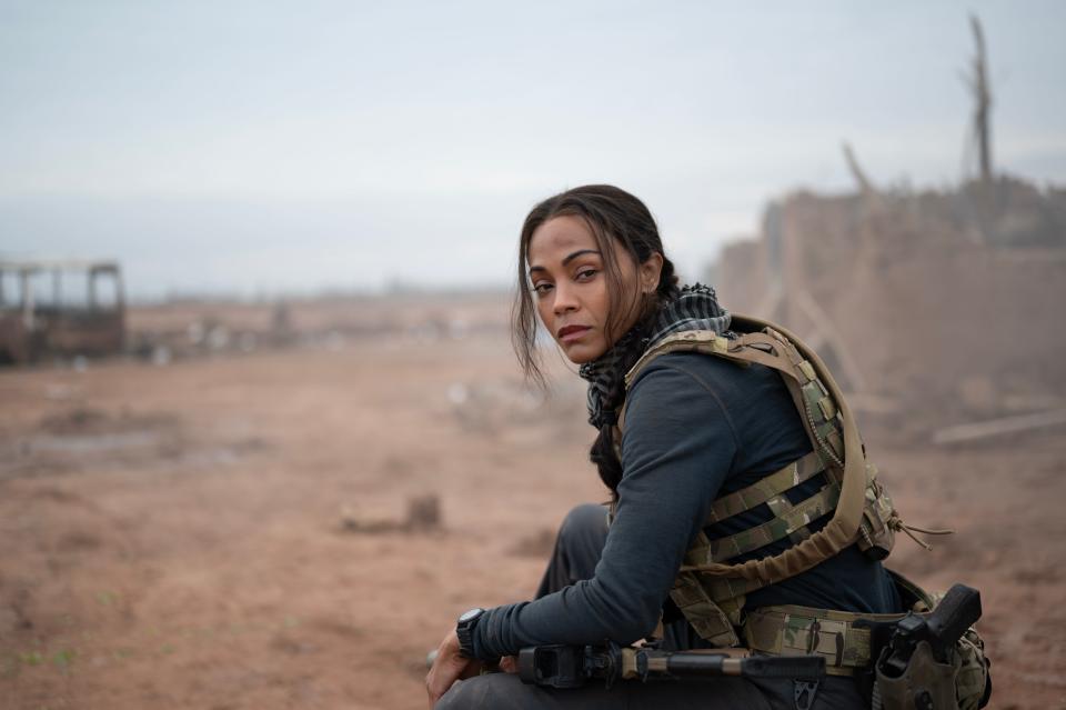 Zoe Saldana as Joe in "Special Ops: Lioness."