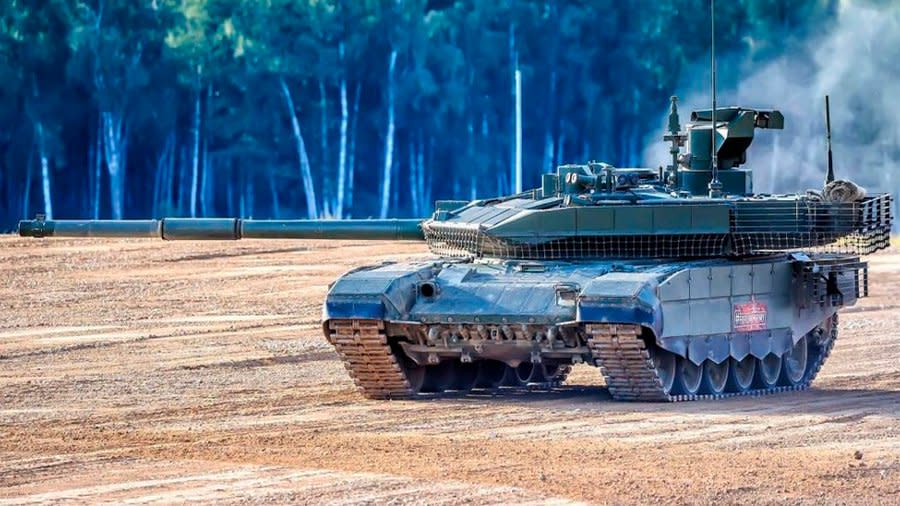 普丁指出，在對烏戰爭中繳獲了許多外國現代化裝備，而俄軍雖也擁有包括 T-90M「突破-3」（Proryv-3）等「世上最好的坦克」，但若有機會，也可以研究敵人的軍武。   圖：翻攝ZradaXXII推特