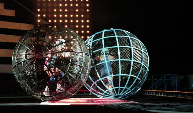 Atlaspheres was another popular challenge on the original series (Photo: ITV/Shutterstock)