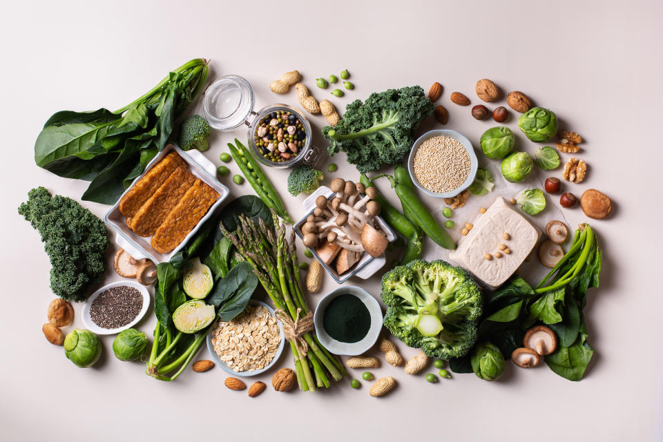 Bei all den Sojaprodukten und Hülsenfrüchten sollte man auch weniger offensichtliche Quellen für pflanzliches Protein nicht vergessen, darunter viele Gemüse (Bild: Getty Images)