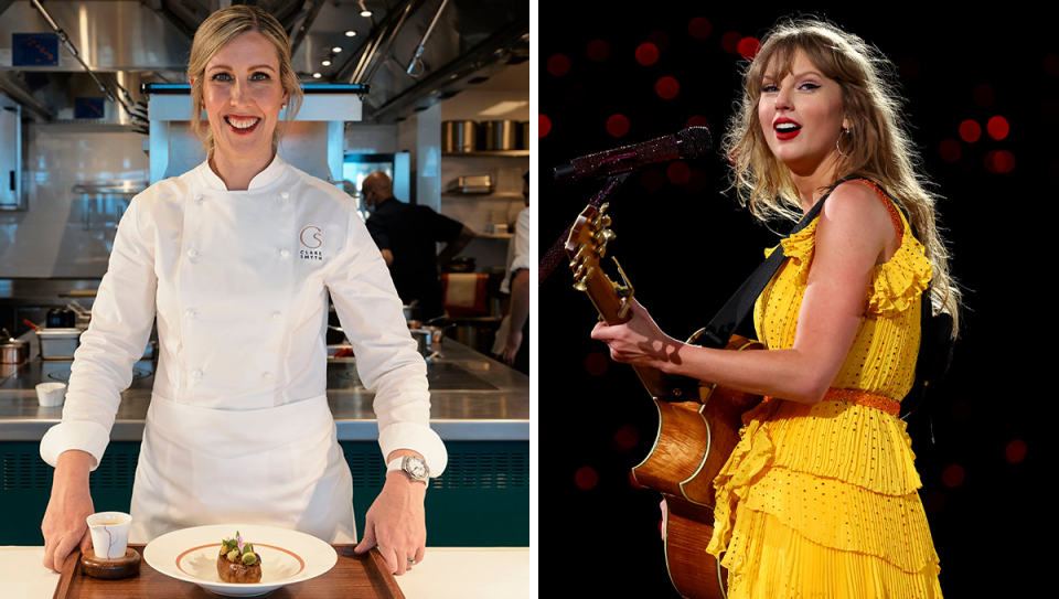 Michelin-starred chef Claire Smith/Taylor Swift.