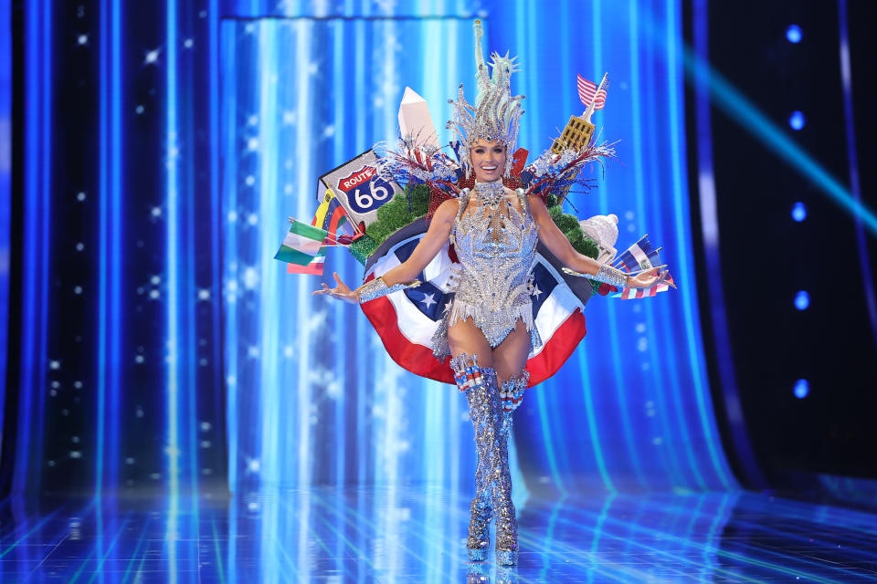 Miss USA, Noelia Voigt, Miss Universe Competition, 2023, National Costume, el salvador, november 16, 