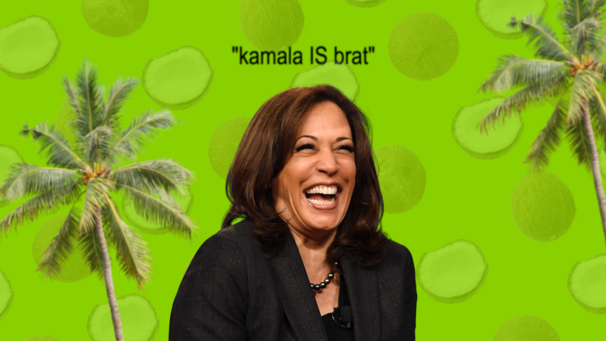 In a nod to young voters, Kamala HQ leaned into the meme and rebranded on X with a new header − a neon green background reading “kamala hq” in the style of the “BRAT” album cover.