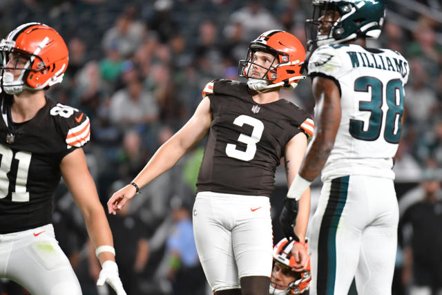 Report: Browns want Cade York back on practice squad if he clears waivers