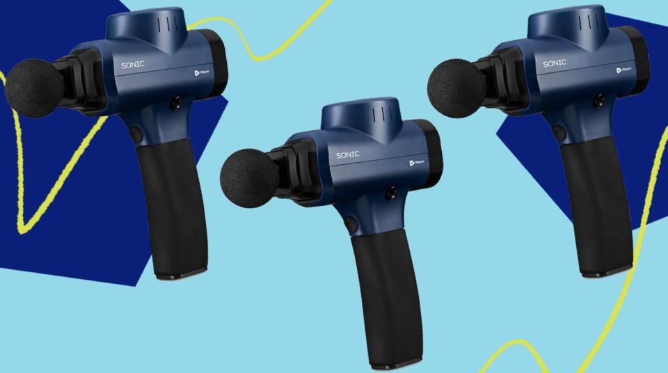 Here's everything you should know before buying a massage gun.  (Photo: HuffPost )