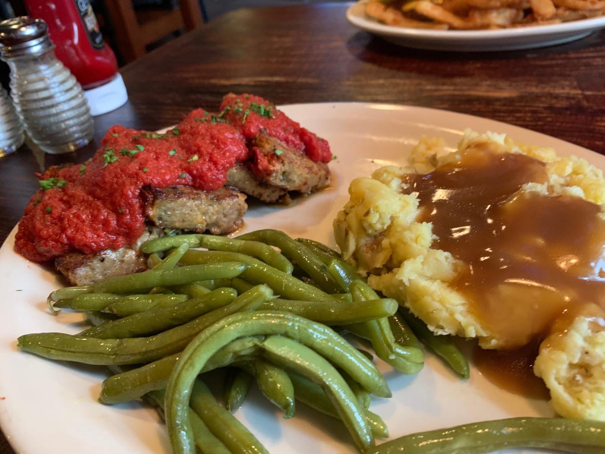 Sammie's homemade meatloaf.