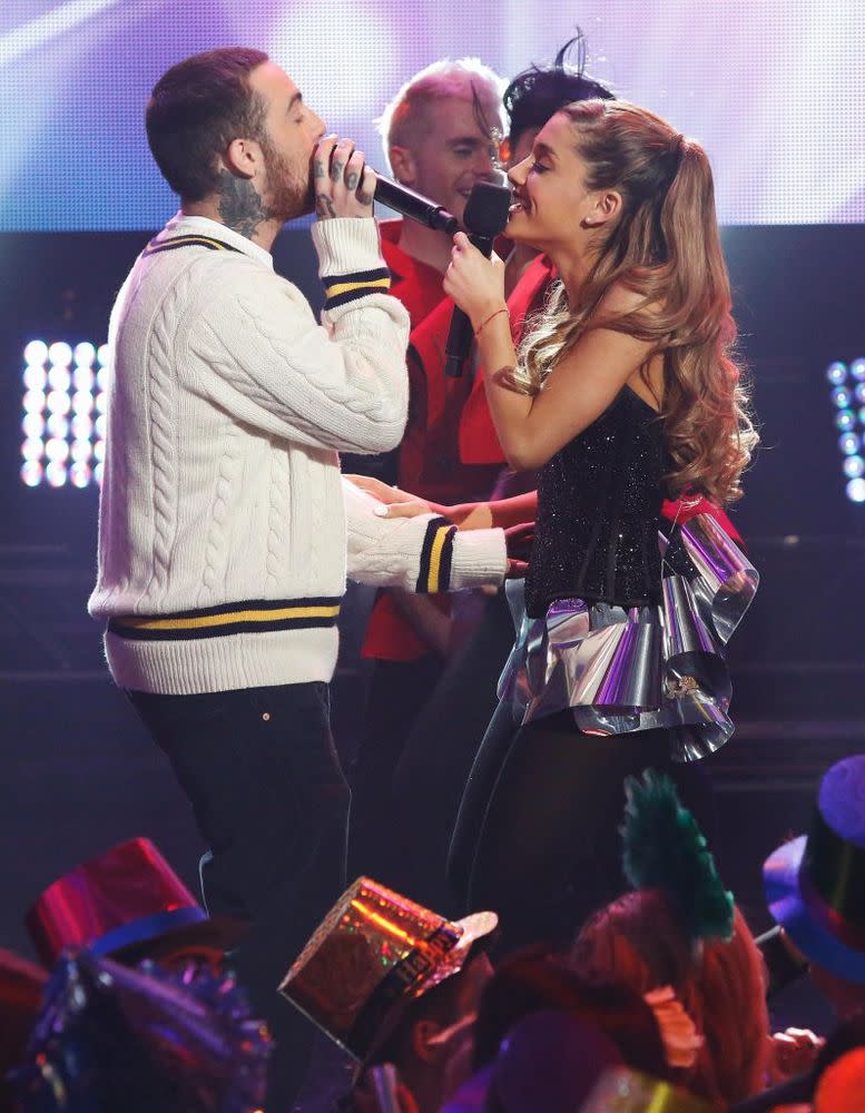 Ariana Grande and Mac Miller