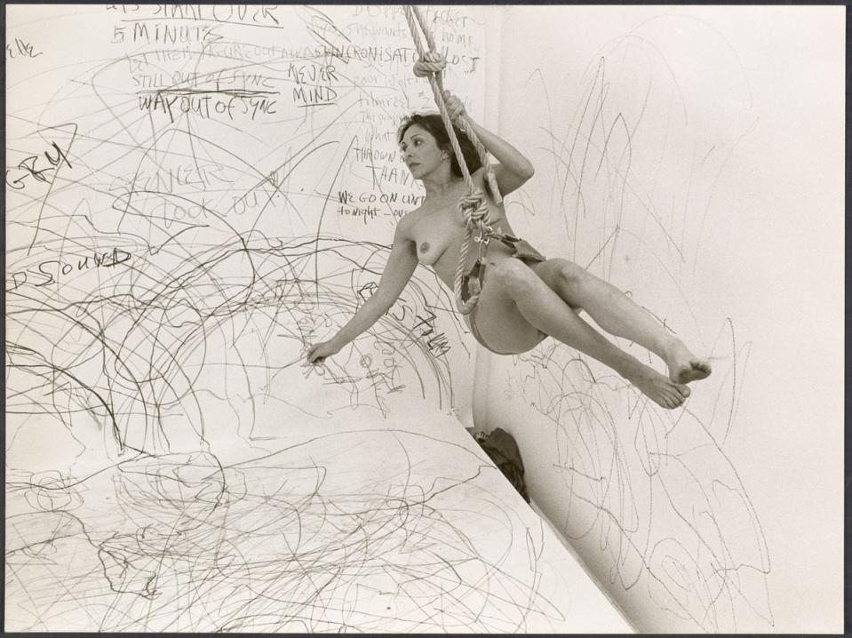 Up to and Including Her Limits, 10 June 1976 (Carolee Schneemann Foundation / Artists Rights Society (ARS), New York / DACS, London)