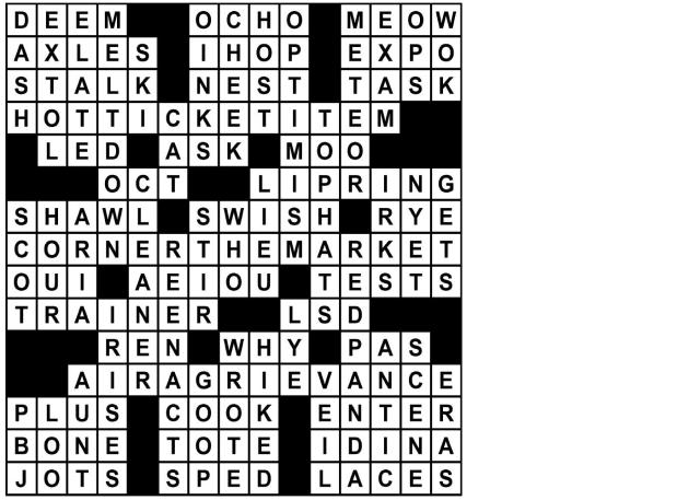 NYT Crossword Answers for Nov. 2, 2023 - The New York Times