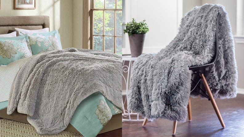 Your recipient will love cozying up with this throw blanket in the winter.