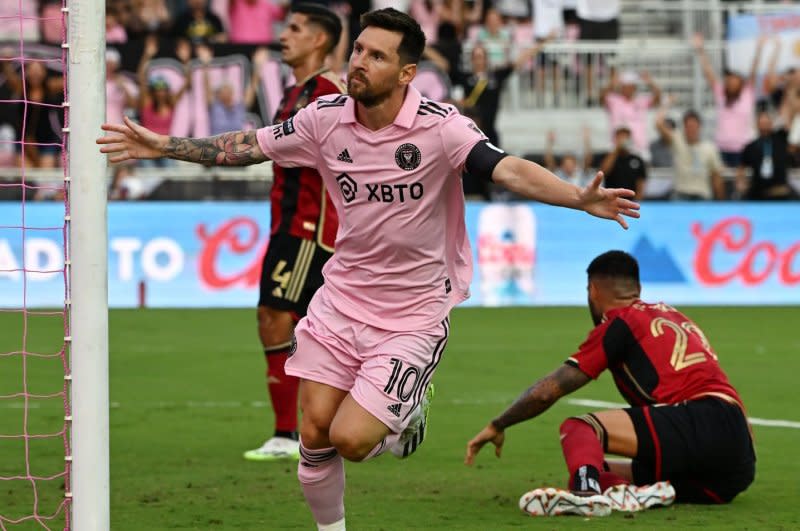 Argentine forward Lionel Messi of Inter Miami dealt with injury and fatigue late last season. File Photo by Larry Marano/UPI
