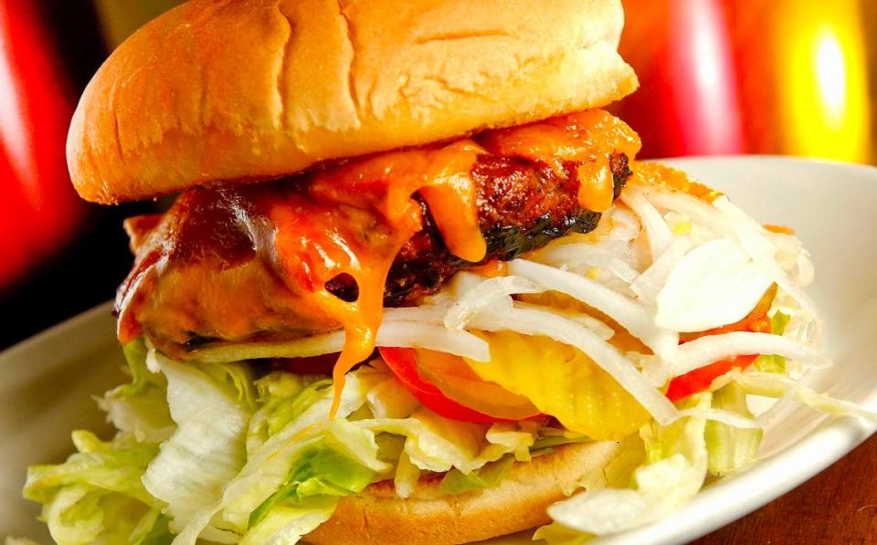 The Original Chop House Burgers’ signature burger is a brisket blend bacon cheddarburger with steak sauce. Ron Jenkins/Star-Telegram archives