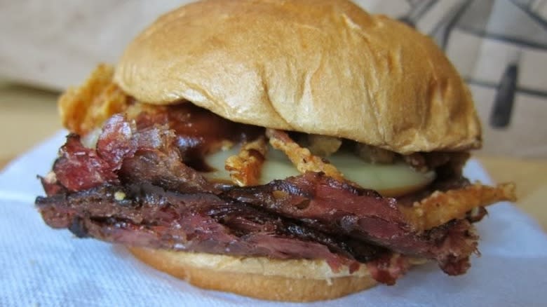 Arby's Smokehouse Brisket Sandwich