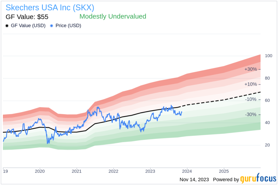 Director Katherine Blair's Strategic Stake Increase in Skechers USA Inc