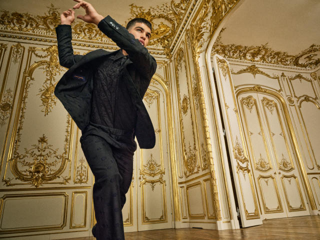 Carlos Alcaraz Stars in First Louis Vuitton Formalwear Campaign for  Spring/Summer '24