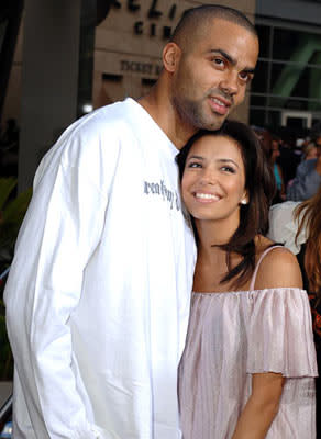 Tony Parker and Eva Longoria at the Hollywood premiere of Paramount Classics' Hustle & Flow