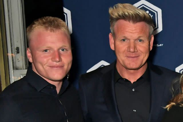 <p>David M. Benett/Dave Benett/Getty</p> Jack and Gordon Ramsay in 2019