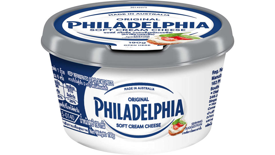 Philadelphia Original Soft Spreadable Cream Cheese 250G. (Photo: Amazon SG)