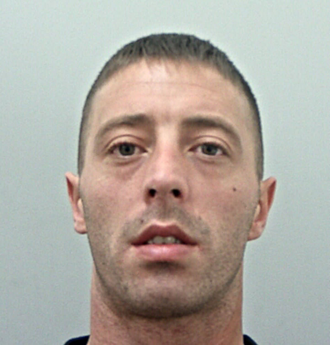 Damien Raeburn is being hunted by police (Greater Manchester Police)