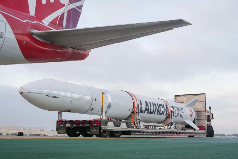 Virgin Orbit hoped to make history with the with the first orbital test flight of its LauncherOne vehicle (PA)