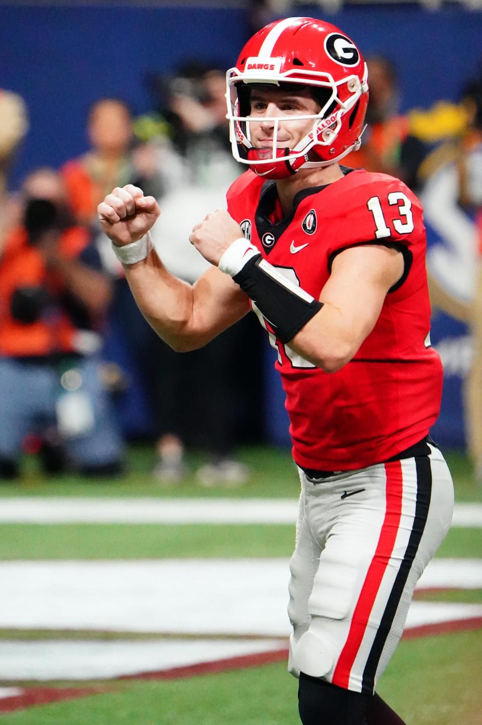 Quarterback Stetson Bennett is Georgia's first Heisman finalist since 1992.