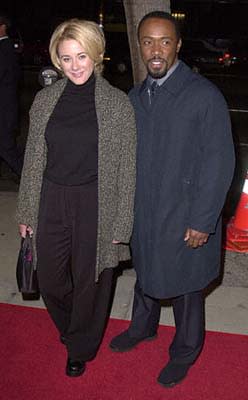 Leah Lail and Shaun Baker at the Beverly Hills premiere of 20th Century Fox's Men of Honor