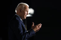 Former Vice President and Democratic presidential candidate Joe Biden speaks during a presidential candidates forum sponsored by AARP and The Des Moines Register, Monday, July 15, 2019, in Des Moines, Iowa. (AP Photo/Charlie Neibergall)